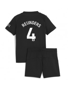 Manchester City Tijjani Reijnders #4 Auswärts Trikotsatz für Kinder 2025-26 Kurzarm (+ Kurze Hosen)
